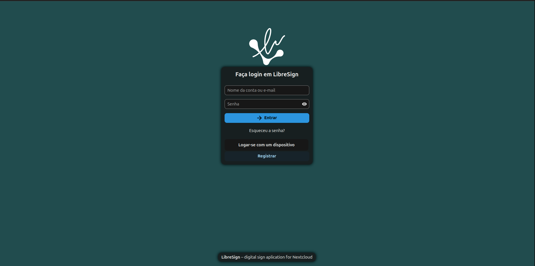 Screen Login.